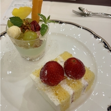 アーククラブ迎賓館　福山の画像｜ウエディングケーキが家族での食事会で出てきました。