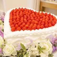 ガーデンヒルズ迎賓館　松本の画像｜ハートの一段ケーキいちごがいっぱいで即決でした