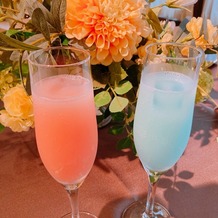 ホテル　メルパルク東京の画像｜ウェルカムドリンク
色は好きな色にできるみたい！