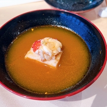 ザ　フナツヤの画像｜スープの位置づけの味噌汁