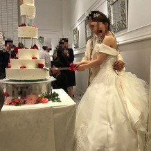 AILE d’ANGE NAGOYA（エルダンジュ ナゴヤ）の画像｜ウェディングケーキ入刀