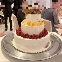 AILE d’ANGE NAGOYA（エルダンジュ ナゴヤ）の画像｜ケーキ入刀するケーキです