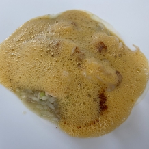 AILE d’ANGE NAGOYA（エルダンジュ ナゴヤ）の画像｜試食で食べたオマールエビのリゾット。とても美味しかったです。