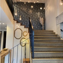 Ｌｅ　Ｍｅｒｃｉ（ル・メルシェ）の画像｜披露宴会場への階段