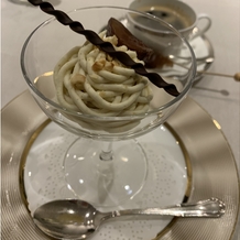 ホテル インターコンチネンタル 東京ベイの画像｜相談会の待ち時間にデザートをいただきました。口当たりが軽く、とても美味しかったです。