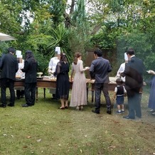 ラ・クラリエールの画像｜ケーキブュッフェは外で行います