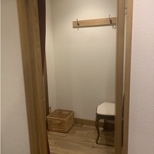 ラ・クラリエールの画像｜ゲスト用の個室に分かれた着替えルーム