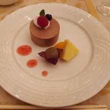 ホテル　ラシーネ新前橋の画像｜デザートのチョコムースです。