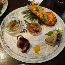 フォーチュン ガーデン 京都（FORTUNE GARDEN KYOTO）の画像｜ブライダルフェアの試食のお料理です。