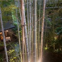フォーチュン ガーデン 京都（FORTUNE GARDEN KYOTO）の画像｜披露宴、チャペルから見える竹林