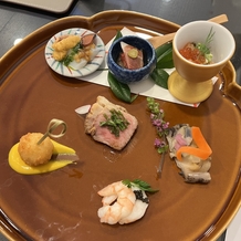 鶴見ノ森　迎賓館の画像｜八寸、料理は色々組み合わせが無限で今から楽しみです！
