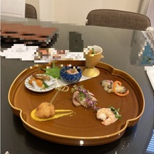 鶴見ノ森　迎賓館の画像｜ブライダルフェア
懐石フレンチ試食
前菜　八寸