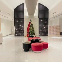 鶴見ノ森　迎賓館の画像｜到着した時のクリスマスツリー