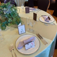 シェラトングランドホテル広島の画像｜テーブルコーディネート