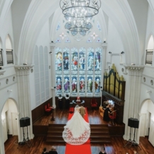 KOBE St.MORGAN CHURCH（神戸セントモルガン教会）の画像｜上からの構図