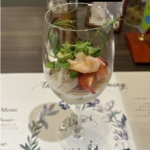 ラグナヴェール大阪 ＬＡＧＵＮＡＶＥＩＬ　ＯＳＡＫＡの画像｜フェアで頂いた前菜