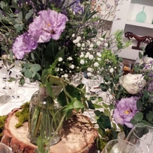 ザ ナンザンハウス（ＴＨＥ ＮＡＮＺＡＮ ＨＯＵＳＥ）の画像｜テーブル装花