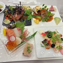 アヴァンセリアン東京（AVANCER LIEN TOKYO）の画像｜試食させてもらいました。
お魚が本当に美味しくて和風を選べるのが本当に素敵なポイントです。