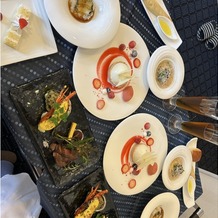 ノートルダム神戸 Ｎｏｔｒｅ Ｄａｍｅ ＫＯＢＥの画像｜式後、ゆっくり控え室で料理を食べれました。