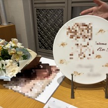 BLEU　LEMAN　名古屋（ブルーレマン　ナゴヤ）の画像｜ウェルカムプレートとブーケ