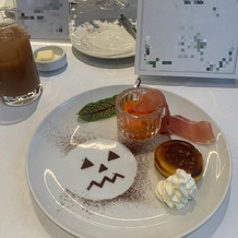 ｍｏｉｔｉｅ　ｍｏｉｔｉｅ（モアチェ　モアチェ）～リバーサイドテラス～の画像｜お口取りです。ハロウィンに出会ったのでハロウィンぽい料理にしてくださいました