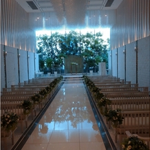シャルマンシーナ ＴＯＫＹＯの画像｜挙式会場入り口からの風景