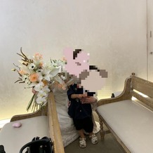 小さな結婚式　大阪ハービスＥＮＴ店の画像｜新婦と息子です。