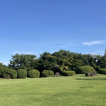ジェームス邸（神戸市指定有形文化財）の画像｜このお庭もパーティーなどで使用出来るとのことです。