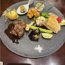 KIYOMIZU京都東山の画像｜会場に下見に行った際に出していただいた料理です！
とってもおいしかったです！