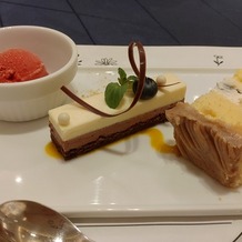 アンジェリオン オ プラザ ＴＯＫＹＯの画像｜コース料理のデザート