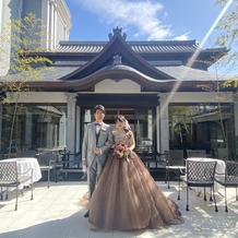 百花籠（ひゃっかろう）―Neo Japanesque Wedding―の画像｜カラードレスは1回目の試着で決まらず、その日になかったドレスの写真をメールしてもらい候補を決め直した