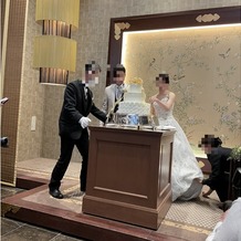 百花籠（ひゃっかろう）―Neo Japanesque Wedding―の画像｜ケーキ入刀
