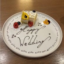 THE MARCUS SQUARE KOBE　（ザ マーカススクエア 神戸）の画像｜ケーキも用意してくださいました