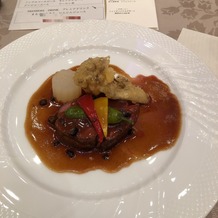 米子ワシントンホテルプラザの画像｜メインの料理。温かく柔らかく美味しかったです。