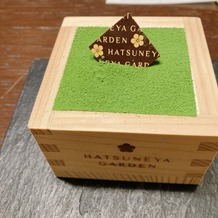 ＨＡＴＳＵＮＥＹＡ　ＧＡＲＤＥＮ　～since 1868 KAWAGOE～の画像｜試食した抹茶ティラミス