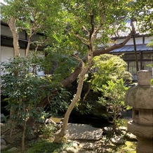 ＨＡＴＳＵＮＥＹＡ　ＧＡＲＤＥＮ　～since 1868 KAWAGOE～の画像｜中庭がとても気に入りました