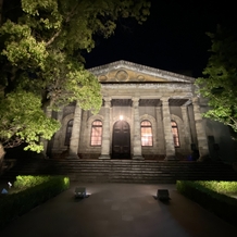 旧桜宮公会堂（国登録重要文化財）の画像｜夜の式場の外観