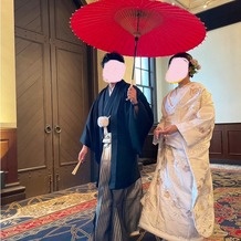 旧桜宮公会堂（国登録重要文化財）の画像｜和装で挙式を終えた後の入場シーン