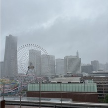 ＴＨＥ　ＧＲＡＮＤ　ＯＲＩＥＮＴＡＬ　ＭＩＮＡＴＯＭＩＲＡＩ （グランドオリエンタル みなとみらい）の画像｜ルーフトップからの景色
生憎の雨でしたが、みなとみらいを感じられるロケーションです。