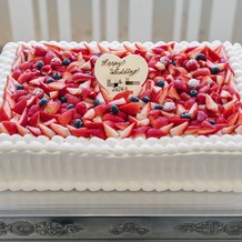 ザ・リーヴス　プレミアムテラスの画像｜特大ケーキ