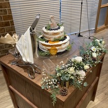 アルマリアン 福岡（ＡＬＭＡＬＩＥＮ　ＦＵＫＵＯＫＡ）の画像｜ウエディングケーキのイメージです。