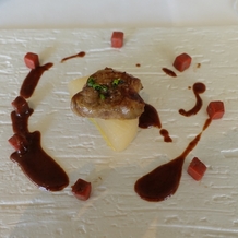 ＳＥＴＲＥ　ＭＡＲＩＮＡ　ＢＩＷＡＫＯ（セトレ　マリーナびわ湖）の画像｜赤こんにゃくとフォアグラを使った料理