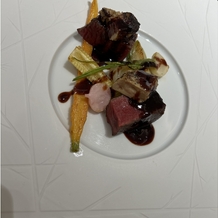 ハーバーテラス ＳＡＳＥＢＯ迎賓館の画像｜試食のメインの肉料理です