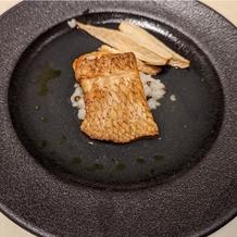 センティール・ラ・セゾン千秋公園の画像｜ゲストに好評を得た魚料理でした。