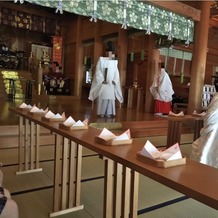 湯島天満宮（湯島天神）の画像｜厳かな雰囲気だったので、あまり写真がとれませんでしたが、式の最中の写真です。