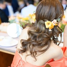 ノートルダム横浜みなとみらいの画像｜ヘア装花