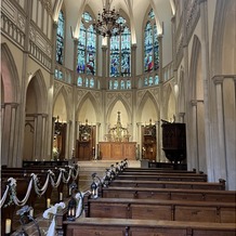 ハートコート横浜（ＨＥＡＲＴ ＣＯＵＲＴ 横浜）の画像｜天井が高く、厳かな雰囲気でした。