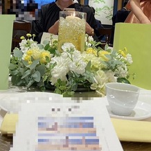 キャトルセゾン浜松 LesQuatreSaisons Hamamatsuの画像｜テーブル装花