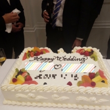 アルカンシエル luxe mariage大阪の画像｜生ケーキはすごく美味しかったです
