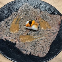 アルカンシエル luxe mariage大阪の画像｜牛肉で包んだお寿司